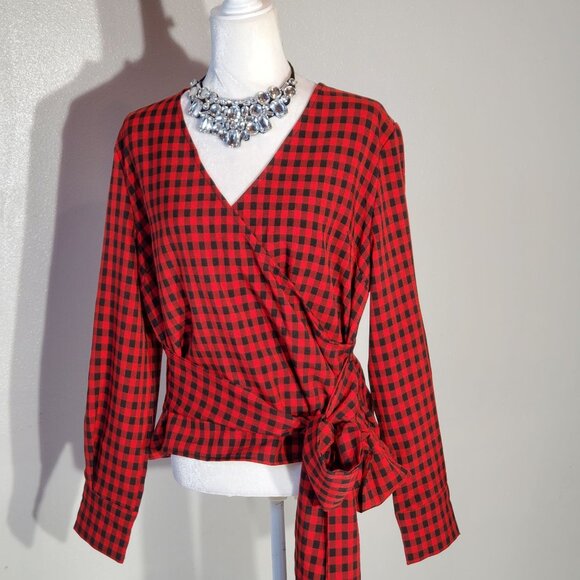 Tops - UNBRANDED BLOUSE LONG SLEEVE NO SIZE (LIKE SIZE L)